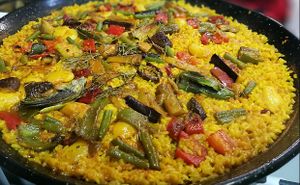 Vegan Paella at Sabores de Sandra in Mallorca