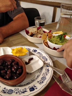 Starters at Sabores de Sandra in Mallorca