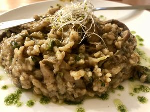 Divine risotto!  at Sabores de Sandra in Mallorca