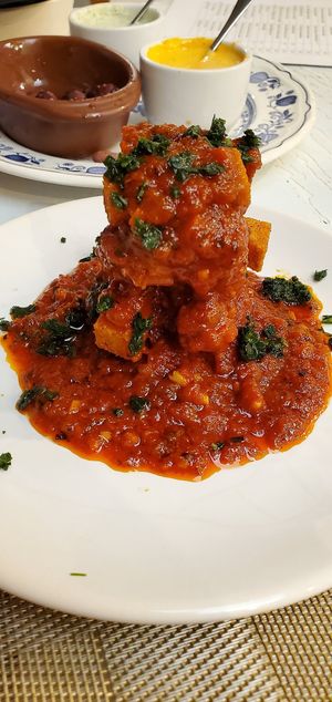 Polenta at Sabores de Sandra in Mallorca