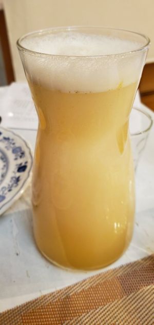 Lemonade with brown sugar at Sabores de Sandra in Mallorca