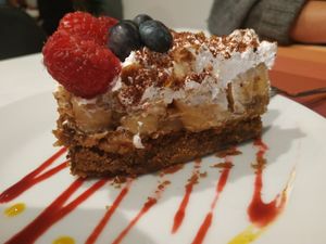 Tarta de plátano / banofi at Sabores de Sandra in Mallorca