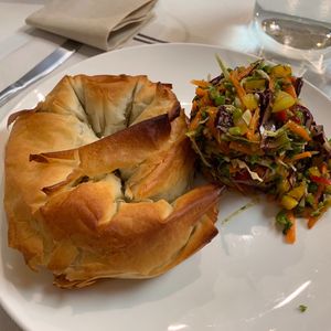 Spanatopika griega at Sabores de Sandra in Mallorca