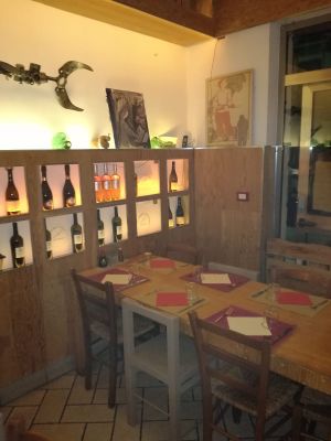 Tables inside at Ethnic in Palermo