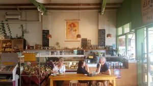 Beautiful cafe  at Wild Things Food in Fitzroy North