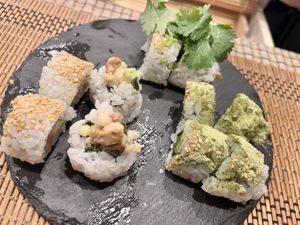   at Sushi Roll Double Quotation IKI in Osaka