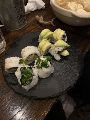   at Sushi Roll Double Quotation IKI in Osaka