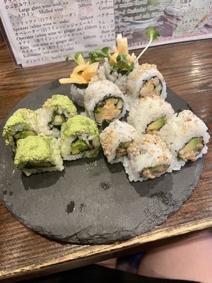   at Sushi Roll Double Quotation IKI in Osaka