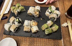   at Sushi Roll Double Quotation IKI in Osaka