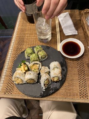   at Sushi Roll Double Quotation IKI in Osaka