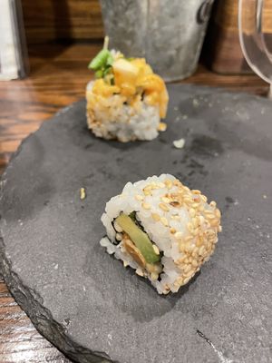   at Sushi Roll Double Quotation IKI in Osaka