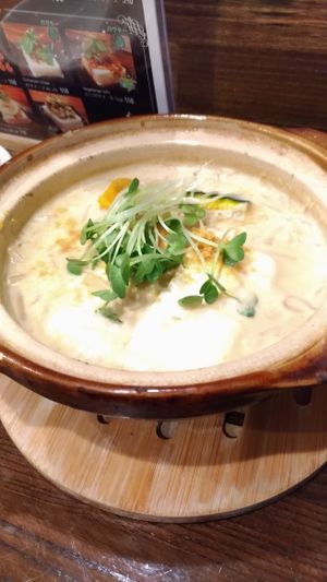 Vegan nabe. at Sushi Roll Double Quotation IKI in Osaka