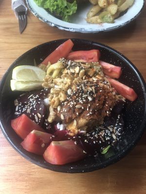 Salad (vegan)  at La Temeraria in Montevideo