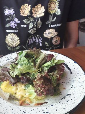 Polenta at La Temeraria in Montevideo