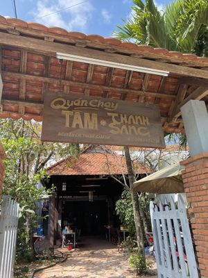 Sign outside  at Tam Thanh Sang in Hoi An