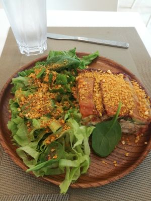 Raw warm lasagna. Really incredible. at Rawlicious in Macau