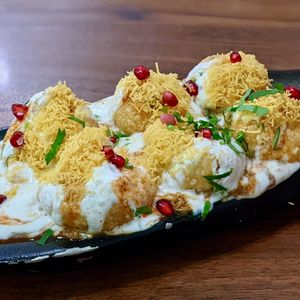 Vegetarian Dahi Puri at Desi Firangi in Central Singapore