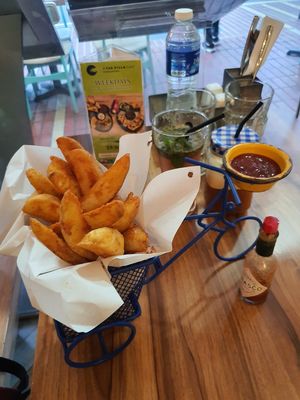 Potato Wedges at Desi Firangi in Central Singapore