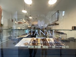 Inside  at Hanai Vegana in Barcelona