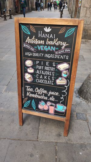  at Hanai Vegana in Barcelona