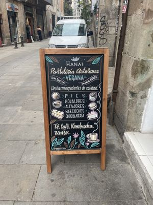   at Hanai Vegana in Barcelona