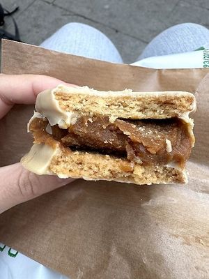 Dulche de leche... Yum at Hanai Vegana in Barcelona