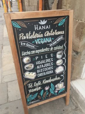  at Hanai Vegana in Barcelona