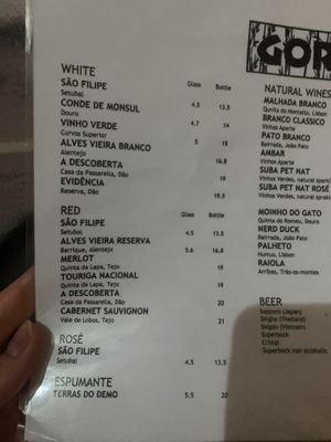 Wine at Gorilla in Lagos