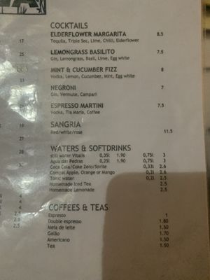 Cocktails etc  at Gorilla in Lagos