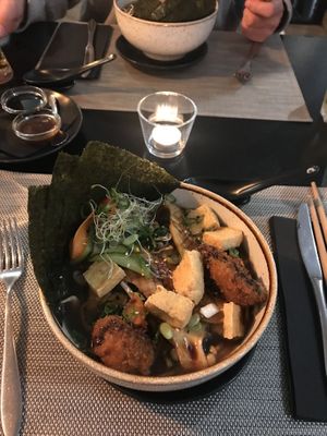 Vegan Mushroom Magic Ramen  at Gorilla in Lagos