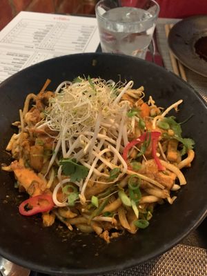 Nouille udon au kimchi et tofu  at Gorilla in Lagos