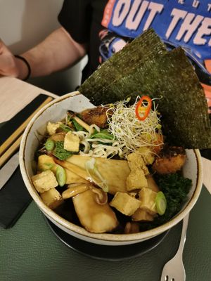 Mushrooms ramen at Gorilla in Lagos
