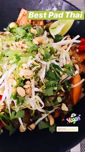 Vegan Pad Thai  at Gorilla in Lagos