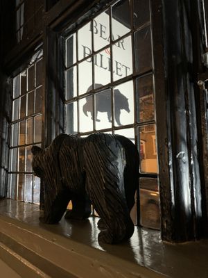 The upstairs windows.  at Bear and Billet in Chester