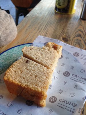 Sweet vegan bonus! at Crumb in Crete