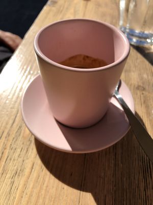 espresso at Crumb in Crete