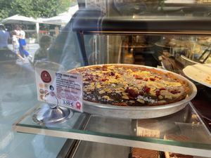 Butter chocolate tart at Crumb in Crete