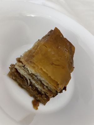 One third of our baclava from Crumb, Heraklion, Greece  at Crumb in Crete