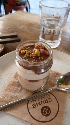 Lila Pause at Crumb in Crete