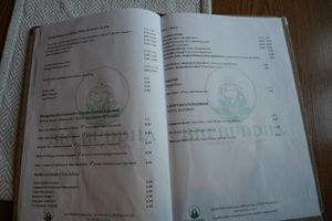 Menu at Big Buddah in Raunheim