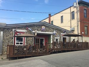 With outdoor seating  at The Shanty Cafe in Yarmouth