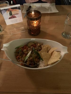 Curry at Gaia Global Kitchen in Yarmouth