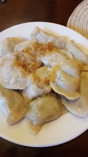 Vegan With onions at Pierogowy Raj in Krakow