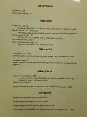 Carta at TxuKrut Bar in Bilbao