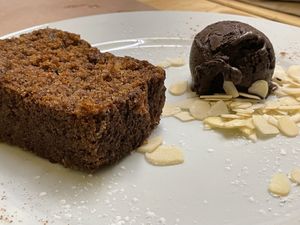 Bizcocho de zanahoria  at TxuKrut Bar in Bilbao