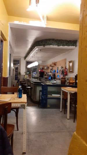 The dining area at TxuKrut Bar in Bilbao