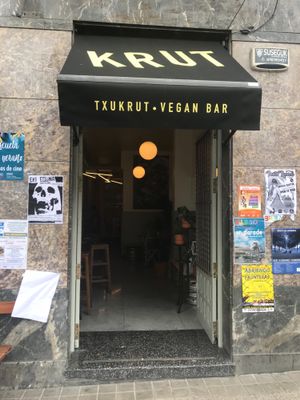 Entry at TxuKrut Bar in Bilbao