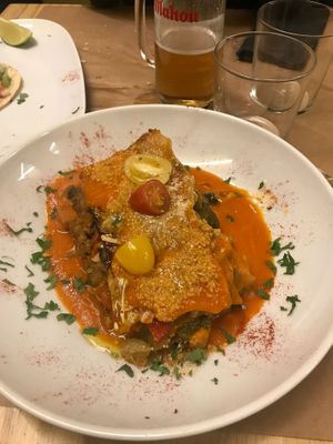 Lasanha at TxuKrut Bar in Bilbao
