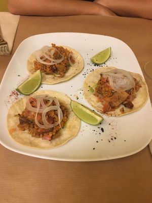 Tacos pastor at TxuKrut Bar in Bilbao