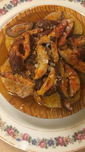 Sheitake a feira at TxuKrut Bar in Bilbao